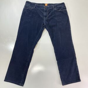 HUGO BOSS “Orange 24” Men’s Blue Corduroy Pants Regular Fit Size 40x30